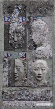 WU Yiqiang - L’interprétation de figures maquillées