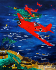 ZHANG Xubo, "Airplane & Landscape No. 1"